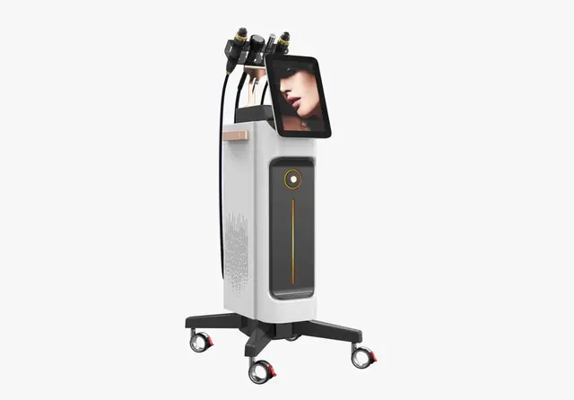 Woman measuring waist